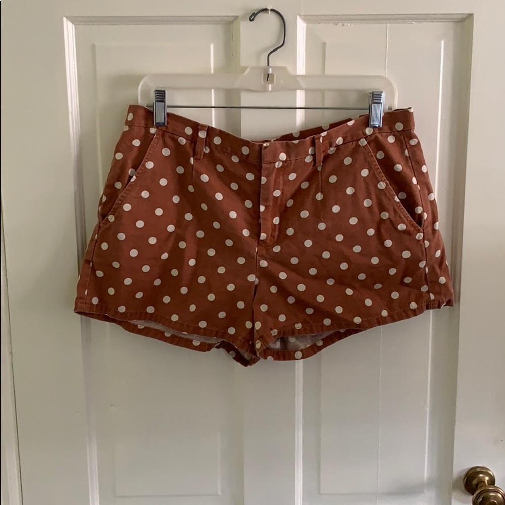 Broadway & Broome Polka Dot Short Shorts